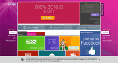 Desktop Screenshot of livebingo.com