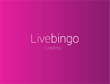 Tablet Screenshot of livebingo.com